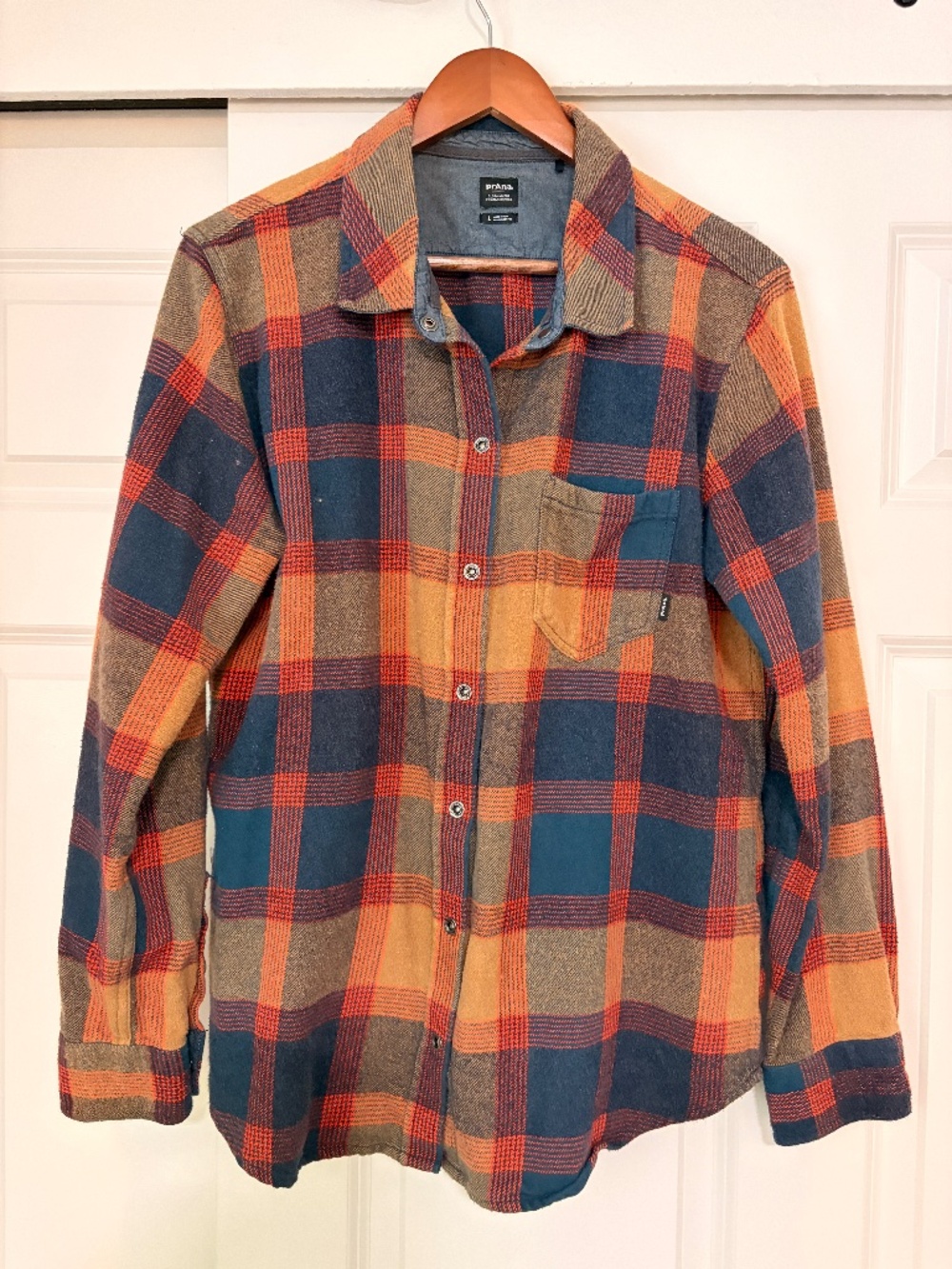 PrAna Women's Golden Canyon Flannel (L)